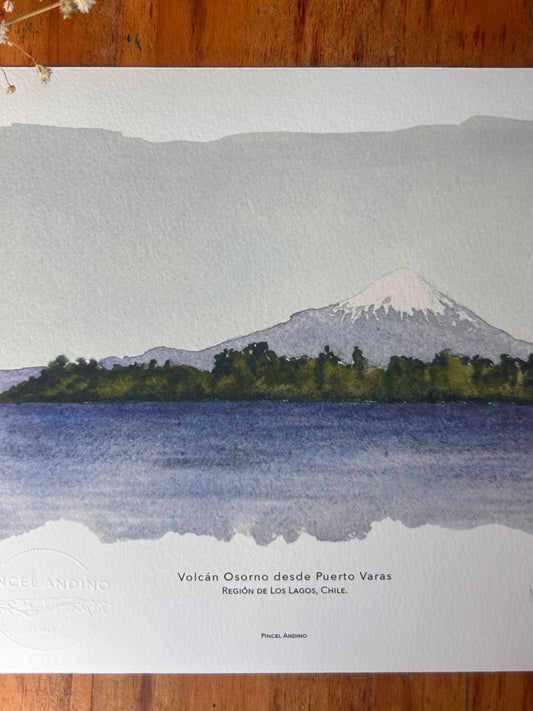 Volcán Osorno desde Puerto Varas. Paisaje #04