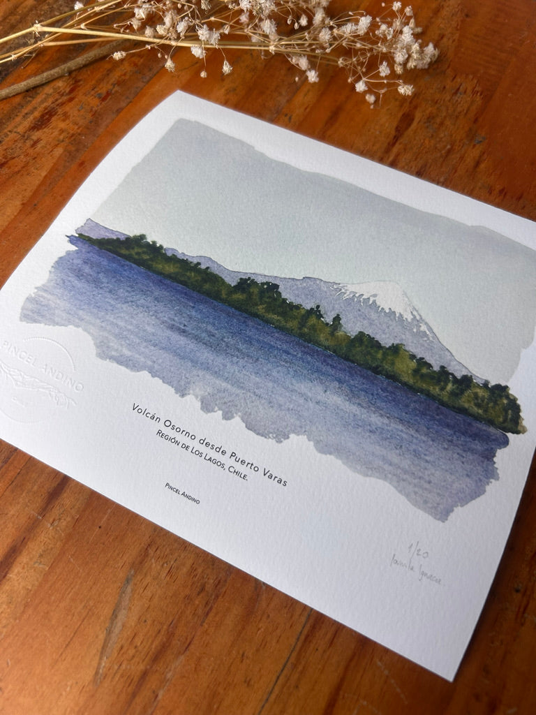 Volcán Osorno desde Puerto Varas. Paisaje #04